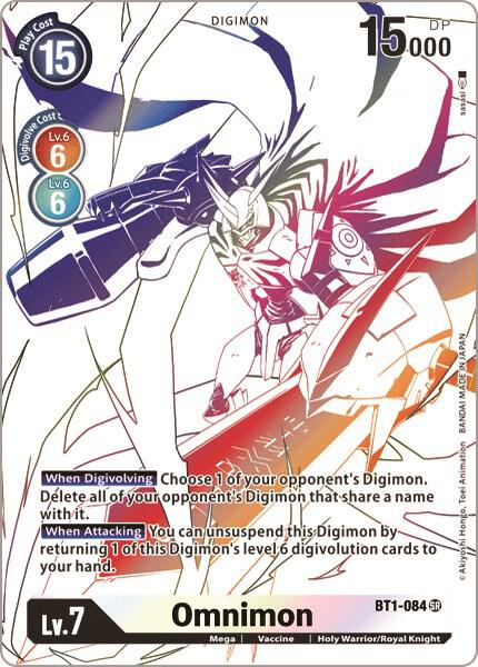 Omnimon Alternate Art BT1-084 Going for $550