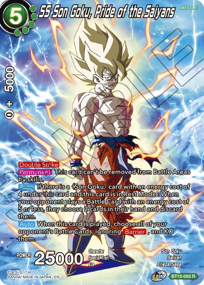 SS Son Goku dips to $5.45 this week