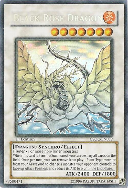 Black Rose Dragon (Ghost Rare 1st Edition) at $772