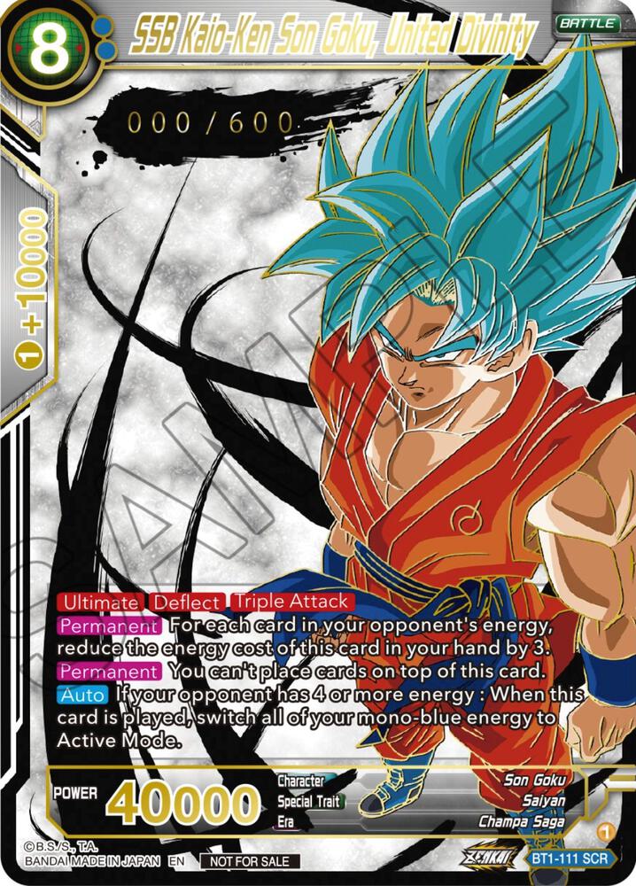 PSA 10 SSB Kaio-Ken Son Goku costs 2.1x raw