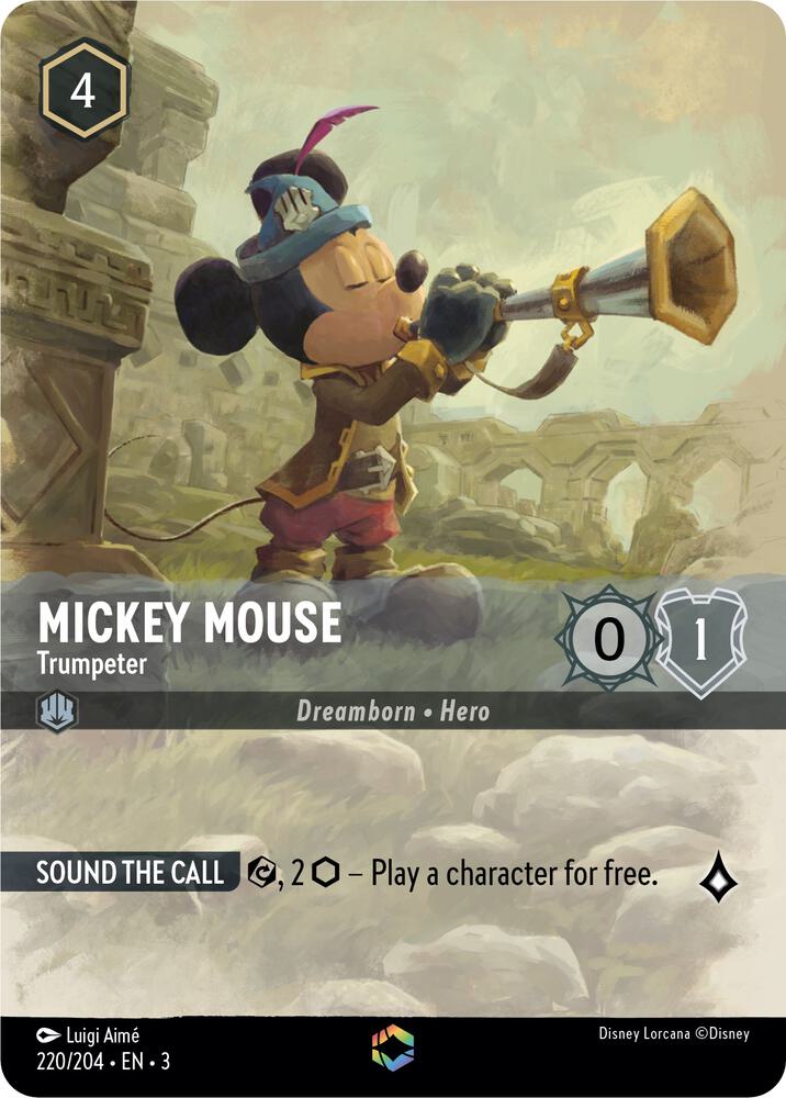 Mickey Mouse - Trumpeter Climbs in Into the Inklands