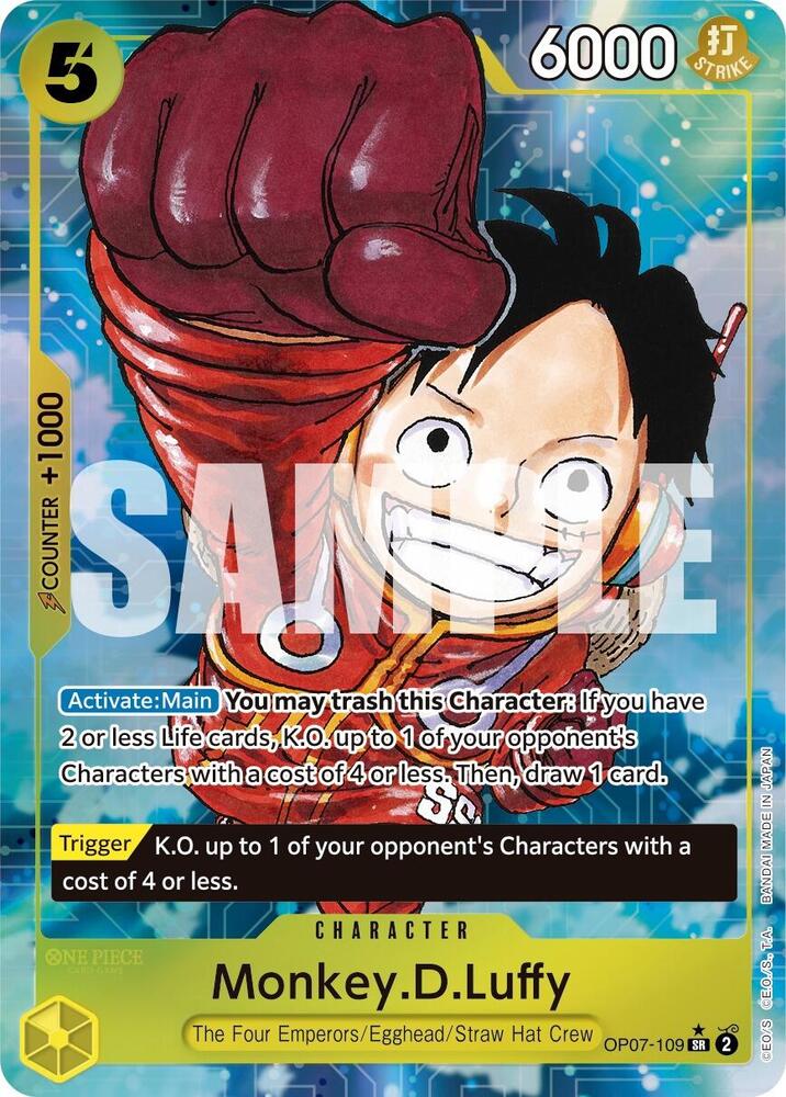 PSA 10 Monkey.D.Luffy costs 2.8x raw