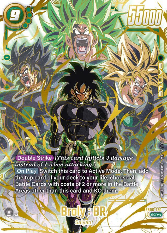 Broly : BR (Super Alternate Art) at $1,860