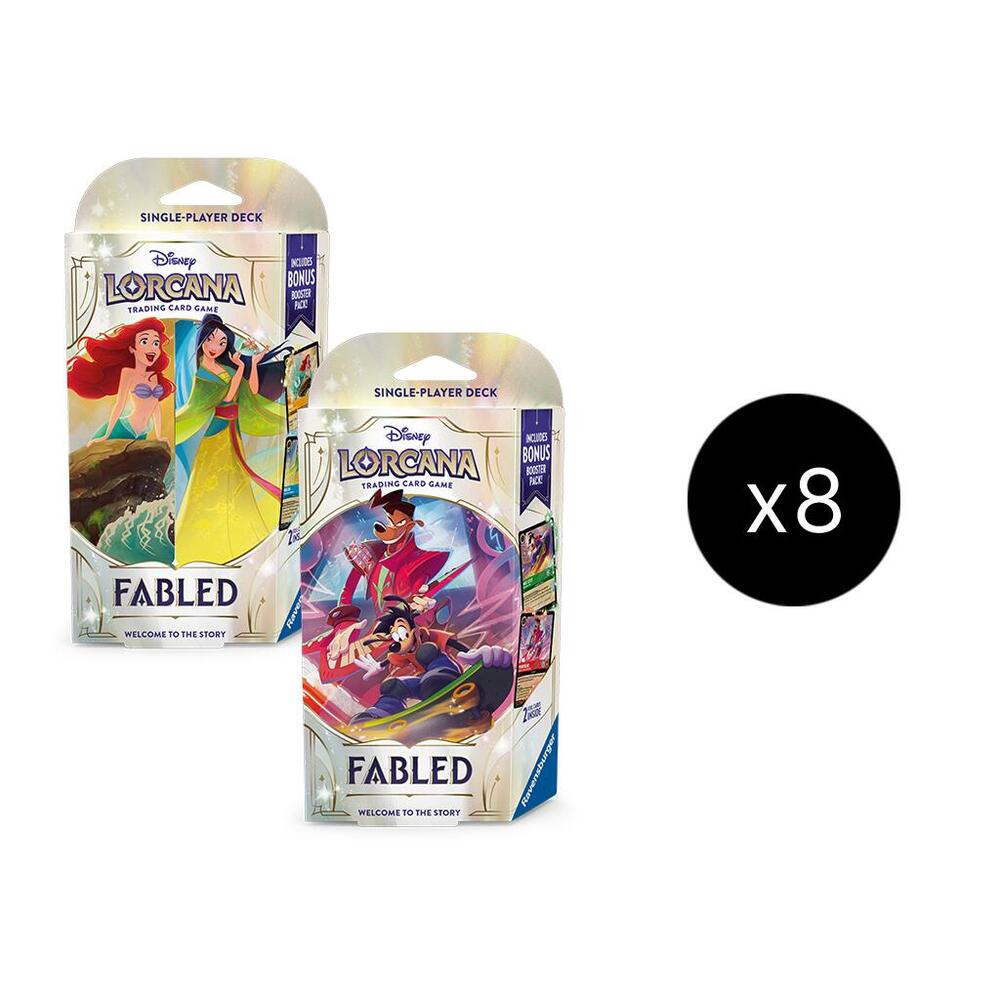 Disney Lorcana: Fabled Starter Deck Display at $193